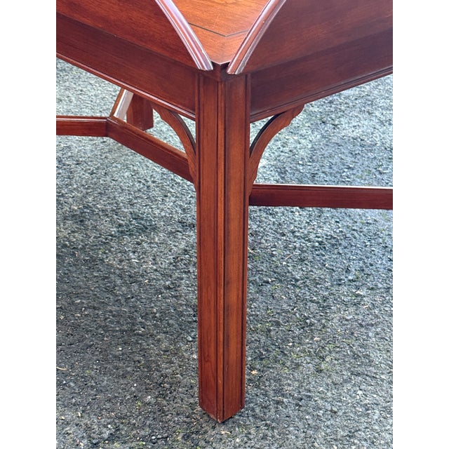 Wood Vintage Henkel Harris Butlers Tray Coffee Table For Sale - Image 7 of 12
