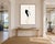 Ivory Japanese Crane Study Ii, Original Print, 32" X 48" For Sale - Image 8 of 9