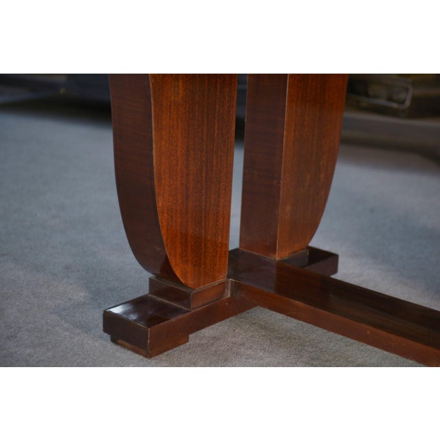 Art Deco Table in the style of Jules Leleu, 1930s For Sale - Image 3 of 12