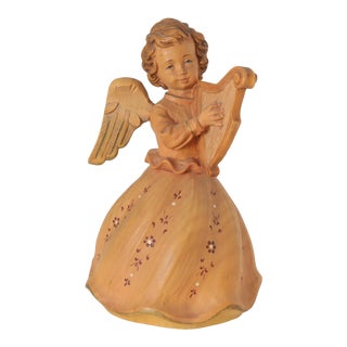 Swiss Music Box Angel, Plays Silent Night For Sale
