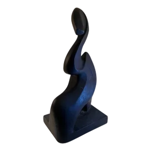 Tony Trezza Contemporary Abstract Bimorphic Sculpture, Cast in Concrete Marble Aggregate