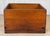Antique Farmhouse Pine Open Top Wood Storage Box For Sale - Image 4 of 9