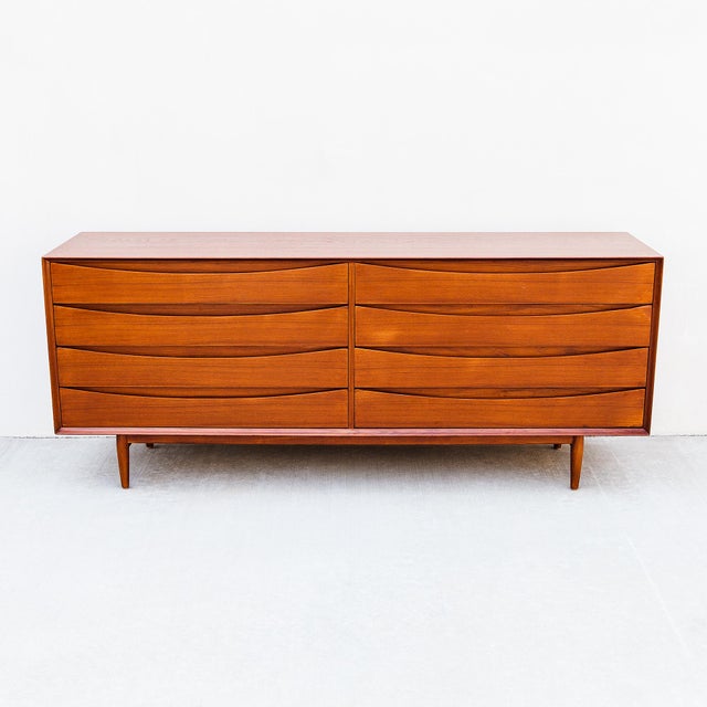 Brown Arne Vodder for Sibast 1960s Danish Modern Dresser, Triennale Collection For Sale - Image 8 of 15