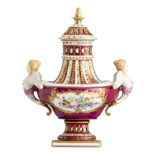 French Porcelain Perfume Bottle For Sale