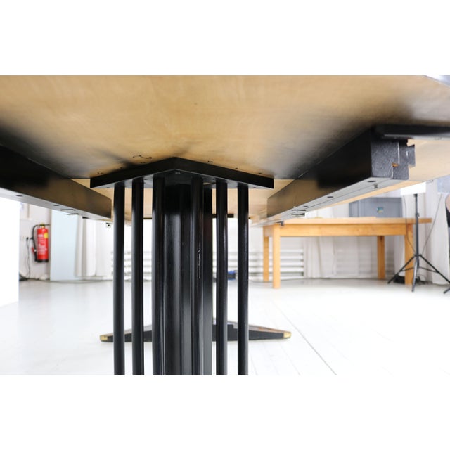 Art Nouveau Round Black Lacquered Table from Thonet, 1920s For Sale - Image 17 of 18