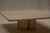 Stunning and rare Italian square shaped travertine coffee table. Made in the 1970s by Cassina and designed by Mario...