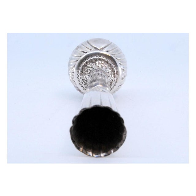 Small Silver Jug with Embossed Base and Raised Body For Sale - Image 9 of 11