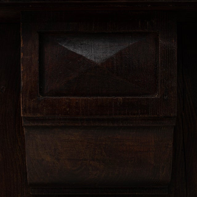 Wood 1900s French Neoclassical Wooden Fireplace Mantel in Original Patina For Sale - Image 7 of 18