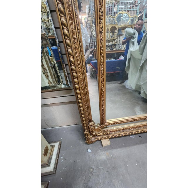 French Ornate Mirror For Sale - Image 4 of 5