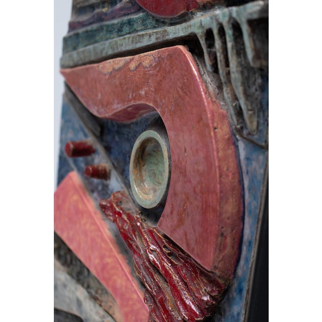 1960s Ceramic Mural by Willy Meysmans, 1960s For Sale - Image 5 of 9