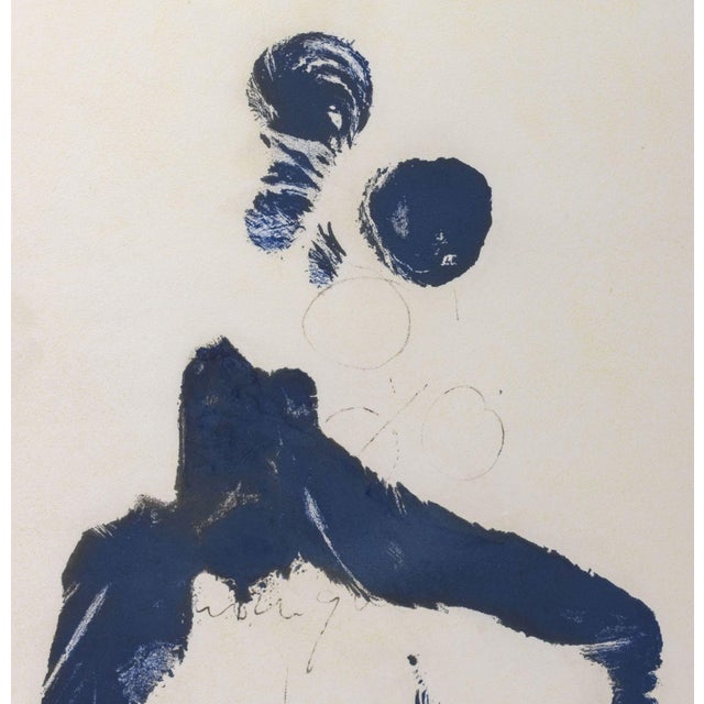 Contemporary Yves Klein "Monique" Lithograph in Colors, 2004 For Sale - Image 3 of 10