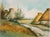 Maduzac (marguerite dunoyer de segonzac, known as) (1931-2019) the thatched cottages of brittany original color lithograph...