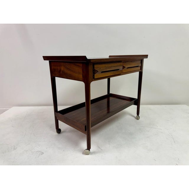 Rosewood Trolley by Torbjørn Afdal for Mellemstrands Møbelfabrik Bruksbo, 1960s For Sale - Image 6 of 17