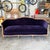Purple Silvia Sofa in Schumacher Velvet For Sale - Image 8 of 10