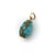 Victorian Late 19th Century 14k Gold Victorian Turquoise Bead With Matrix For Sale - Image 3 of 9