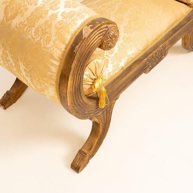 French Baroque Roman Bench, 1700s For Sale - Image 6 of 8