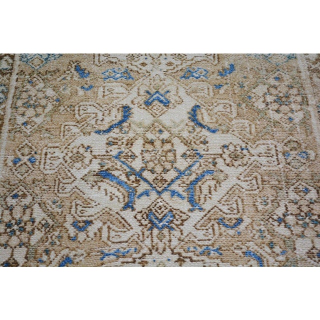1950s Vintage Turkish Anatolian Hand Knotted Wool Rug, 3'x9'7'' For Sale - Image 5 of 5
