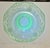 1960s Mid-Century Hand-Cut Uranium Glass Bowl, 1960s For Sale - Image 5 of 9