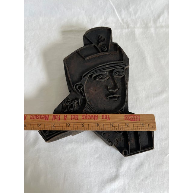 Vintage Carved Wooden Indian Textile Stamps- Set of 2 For Sale - Image 13 of 15