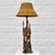 Mid-Century Scandinavian Brutalist Table Lamp in Copper and Rattan, Sweden, 1960s For Sale - Image 10 of 10