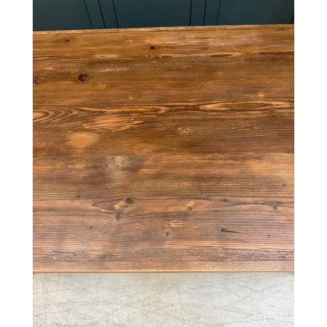 Vintage Farmhouse Table, 1950s For Sale - Image 9 of 12