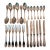 Late 20th Century Christofle "Chinon" Sterling Silver 4-Piece Place Settings, 6 Sets 24 Pieces For Sale