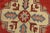 Kazak Rug 11'1'' X 15'1'' Red Wool Tribal Hand-Knotted Oriental Carpet For Sale - Image 4 of 14