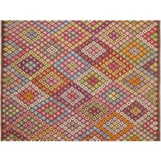 Contemporary Afghan Maimana Kilim Rug For Sale