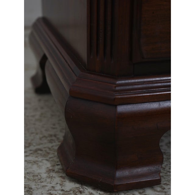 1970s Ethan Allen Cherry Georgian Court Lingerie Chest For Sale - Image 12 of 16