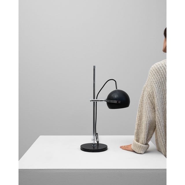 20th Century French Adjustable Metal Table Lamp For Sale In Greensboro - Image 6 of 18