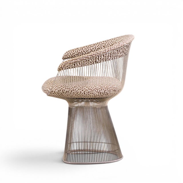 Metal Warren Platner for Knoll Mid Century Dining Chairs - Pair For Sale - Image 7 of 12