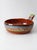 Mid 20th Century Mexican Pottery Hand-Painted Terracotta Handled Serving Dish For Sale - Image 12 of 14