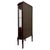 Antique Early 20th Century French Mahogany Display Vitrine Cabinet For Sale - Image 9 of 11