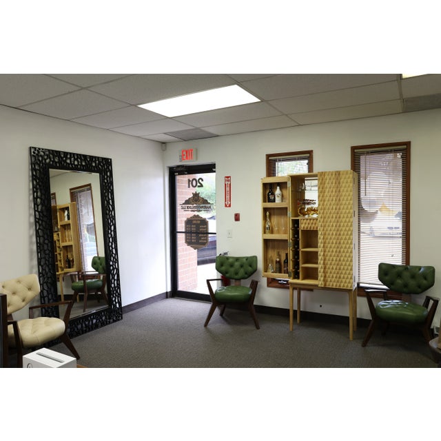 Mid-Century Modern Ash Solid Wood Light Green Kendall Chair For Sale - Image 9 of 11