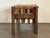 1970s French Brutalist Solid Oak Coffee Table With Magazine Holder For Sale - Image 11 of 13