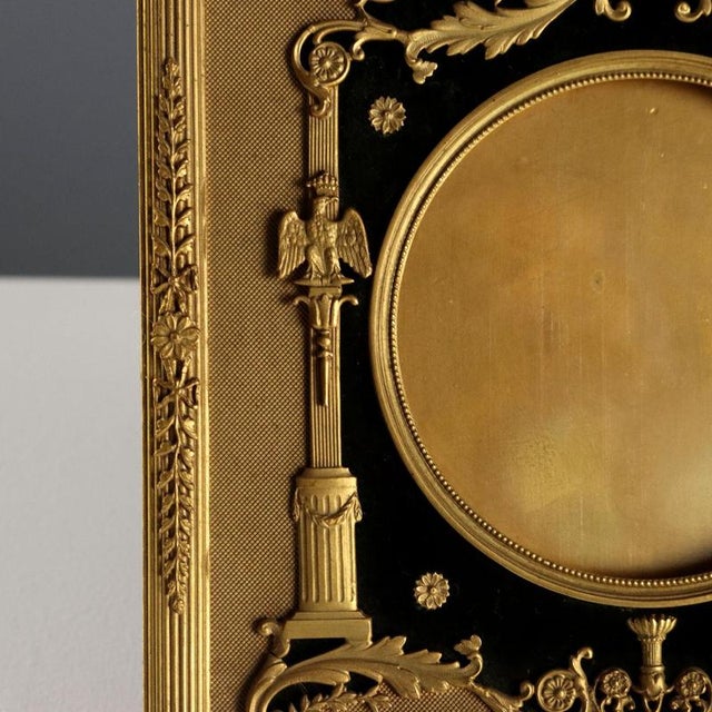 Chiseled and Gilded Bronze Photo Frame For Sale - Image 5 of 7