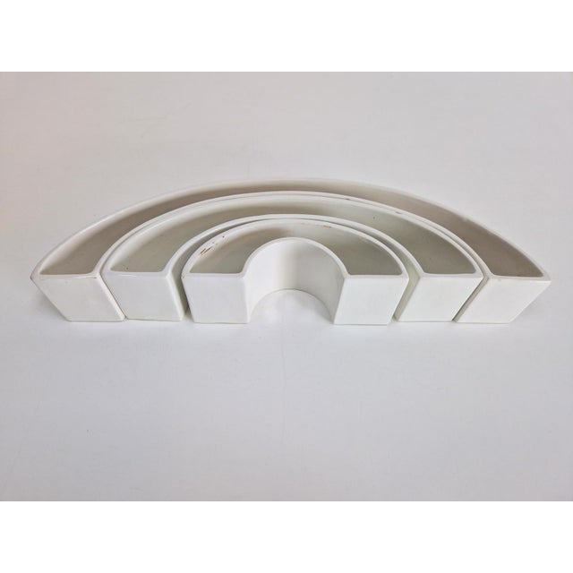 Tremiti Tondo Bowls in Ceramic by Angelo Mangiarotti for Danese Milano, 1964, Set of 3 For Sale - Image 9 of 16