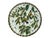 Ceramic Mid 20th Century Hand Painted Botanical Birds & Blooms Crackle Glaze Scalloped Wall Decorative Plates - Set of 3 For Sale - Image 7 of 13