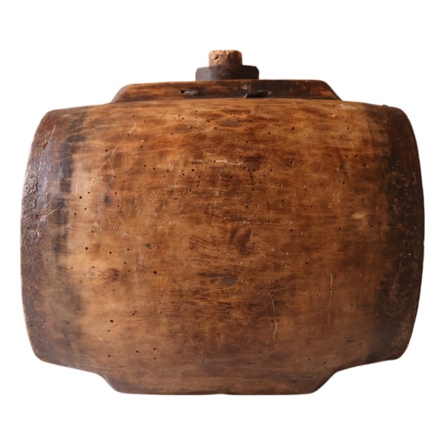 19th Century French Wooden Wine Barrel For Sale