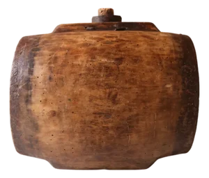 19th Century French Wooden Wine Barrel