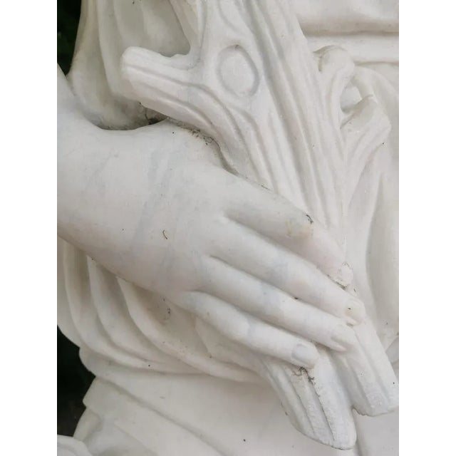 Italian Artist, The Four Seasons, 19th Century, Carrara Marble, Set of 4 For Sale - Image 11 of 18