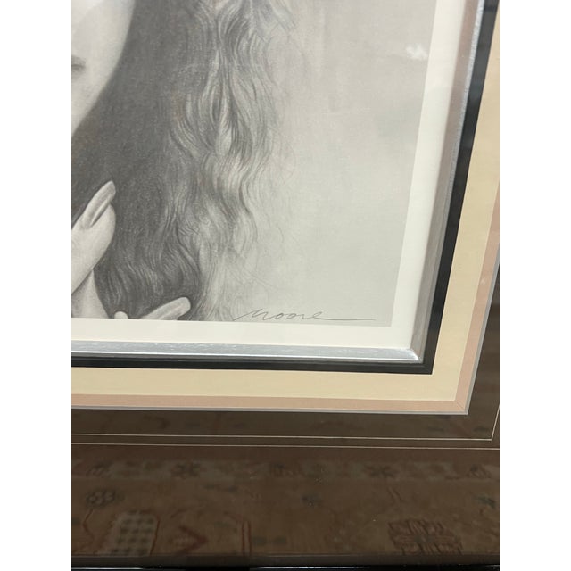 Moore Artist Proof Barbara Streisand Portrait, Signed For Sale - Image 11 of 11