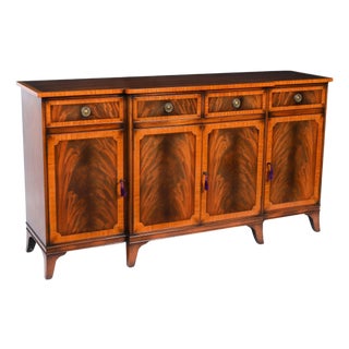 Vintage Flame Mahogany Sideboard from Harrods, Late 20th Century For Sale