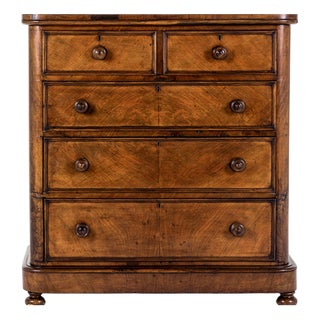 English Mahogany Chest of Drawers For Sale