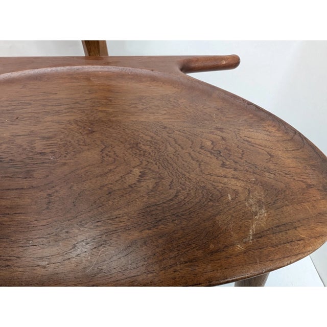 1950s Authentic Hans Wegner Valet Chair Jh540 Johannes Hansen Teak/Oak Stamped - MCM For Sale In Dallas - Image 6 of 18
