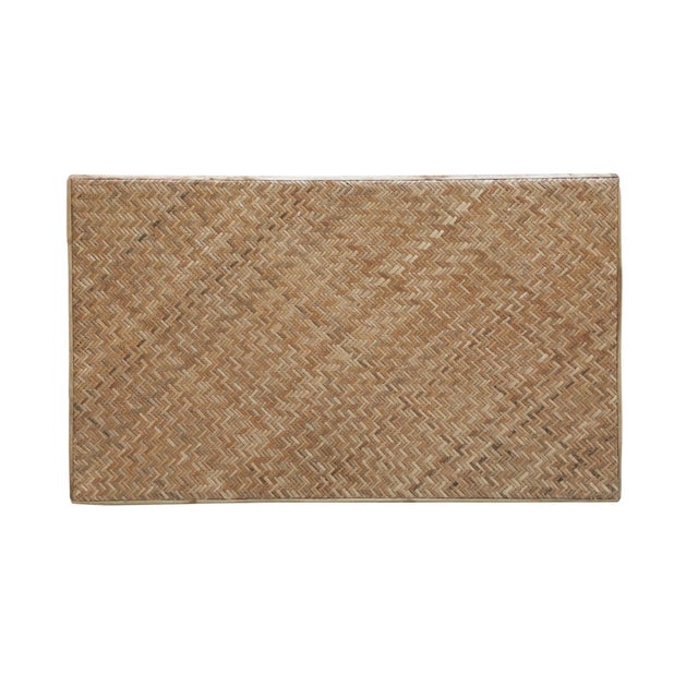 Rustic Matthew Izzo Home Country House Bamboo Side Table For Sale - Image 3 of 5