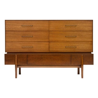 Vintage Mid Century "Double Dresser" by John Keal for Brown Saltman For Sale