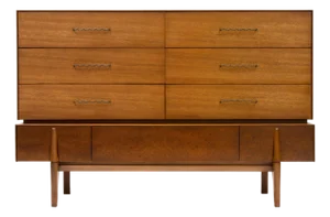 Vintage Mid Century "Double Dresser" by John Keal for Brown Saltman