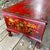 Vintage Chinese Red Lacquer Low Kang Coffee Table With Drawers, Hand-Painted, Mid-20th Century For Sale - Image 10 of 14