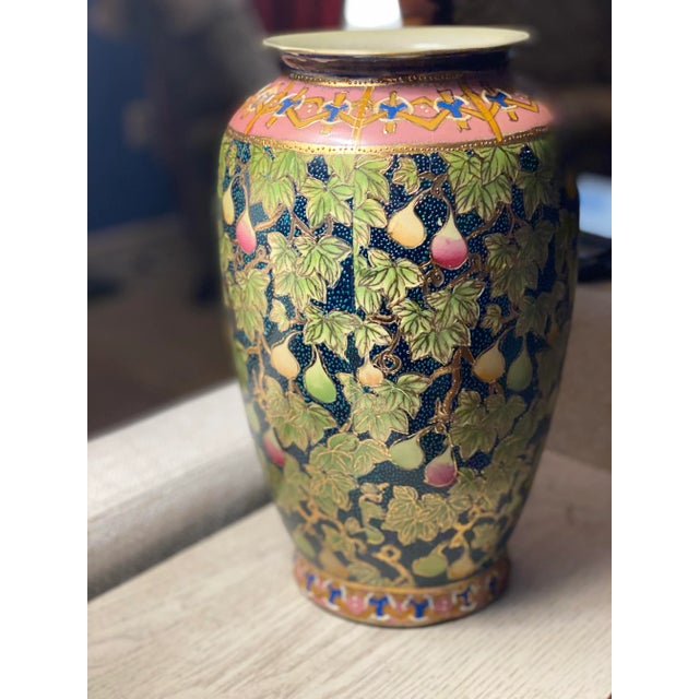 Mid-Century Modern Mid Century Modern Chinese Moriage Vase For Sale - Image 3 of 10